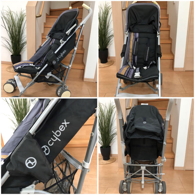 cybex(サイベックス)の【最終お値下げ‼️】【美品】サイベックス ベビーカー 4段階リクライニング キッズ/ベビー/マタニティの外出/移動用品(ベビーカー/バギー)の商品写真