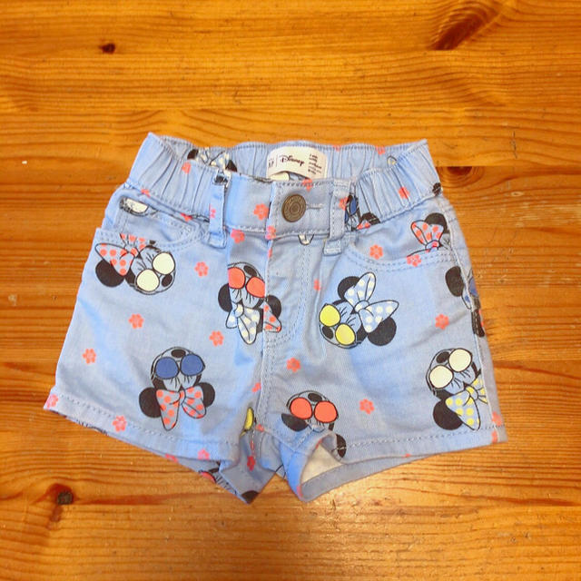 babyGAP(ベビーギャップ)のミニーちゃん ショーパン キッズ/ベビー/マタニティのキッズ服女の子用(90cm~)(パンツ/スパッツ)の商品写真