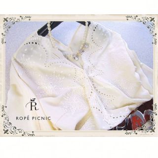 ロペピクニック(Rope' Picnic)のロペピクニック　ブラウス　トップス　レース　M (シャツ/ブラウス(長袖/七分))