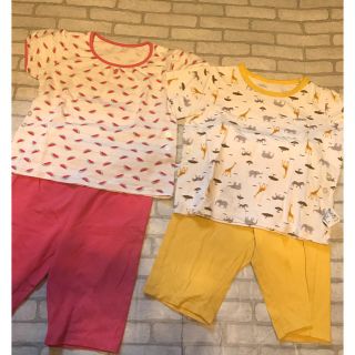 ユニクロ(UNIQLO)のmal様専用！！ユニクロ　パジャマ　100 2枚セット(パジャマ)