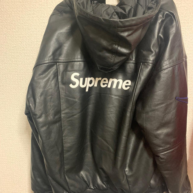 Supreme(シュプリーム)のsupreme NIKE  レザーアノラック メンズのジャケット/アウター(レザージャケット)の商品写真