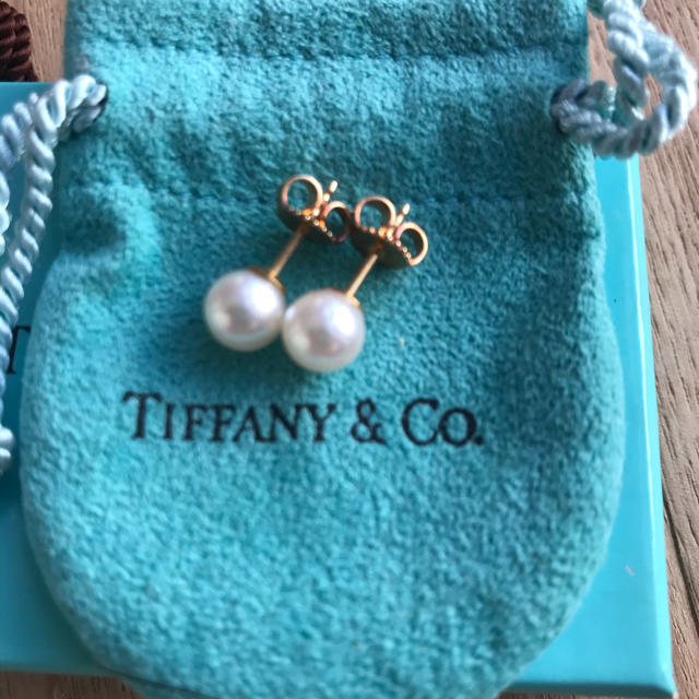 新品&未使用 Tiffany パールピアス - ピアス