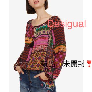 デシグアル(DESIGUAL)の新品 定価11,900円 ブラウス  SS、S、L、LL、XXL 大特価(シャツ/ブラウス(長袖/七分))