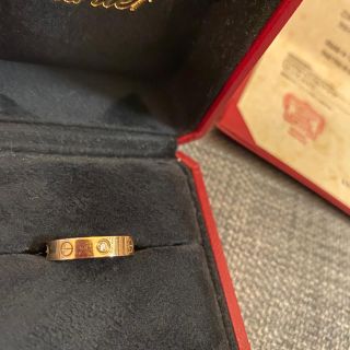 カルティエ(Cartier)のCartier♡ラブリング1粒ダイヤ(リング(指輪))