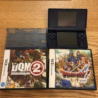 ニンテンドウ(任天堂)のNintendo DS Lite本体＋ドラクエ2本セット＋おまけケース(携帯用ゲーム機本体)