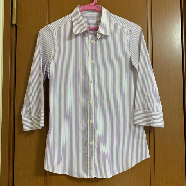 七分袖シャツ　M レディースのトップス(シャツ/ブラウス(長袖/七分))の商品写真