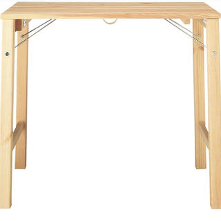 ムジルシリョウヒン(MUJI (無印良品))の無印良品　パイン材　テーブル　折畳み(折たたみテーブル)