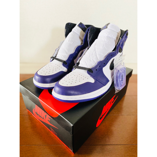 NIKE(ナイキ)のNike AJ1 Court Purple 26cm US8 AirJordan メンズの靴/シューズ(スニーカー)の商品写真