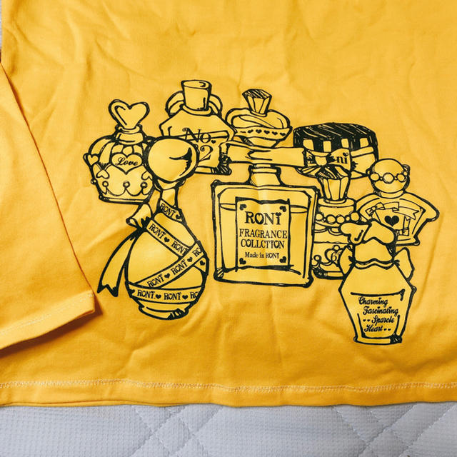 RONI(ロニィ)のRONI パヒュームロンT  黄色  L キッズ/ベビー/マタニティのキッズ服女の子用(90cm~)(Tシャツ/カットソー)の商品写真
