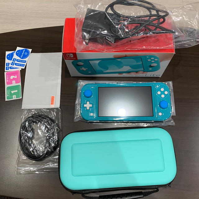 即発送 SWITCH LITE ライト ターコイズ ピクミン4  新品3点セット