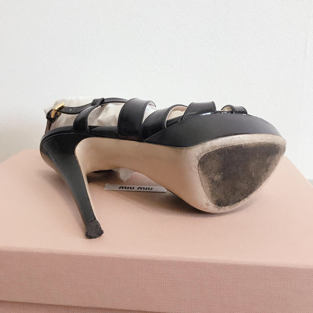 miumiu(ミュウミュウ)のmiumiu ハイヒール サンダル レディースの靴/シューズ(ハイヒール/パンプス)の商品写真