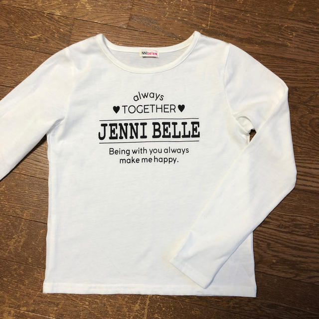 JENNI(ジェニィ)のJENNI belle★白ロンT140cm キッズ/ベビー/マタニティのキッズ服女の子用(90cm~)(Tシャツ/カットソー)の商品写真