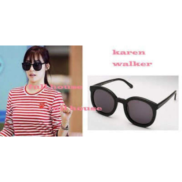 KAREN WALKER - 少女時代ティファニー着用❤️ほぼ新品 KAREN WALKER - 少女時代ティファニー着用❤️ほぼ新品