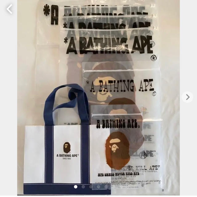 A BATHING APE(アベイシングエイプ)のA BATHING APE ショップ袋セット メンズのバッグ(エコバッグ)の商品写真