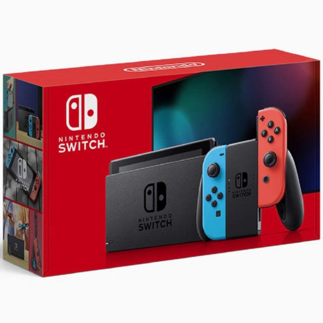 新品未使用　任天堂　新型　Switch スイッチ　ネオンブルー レッド　送料込み