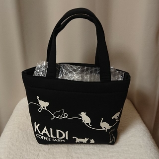 カルディ(KALDI)のカルディ ネコの日バッグ ティートレイ 2019 (トートバッグ)