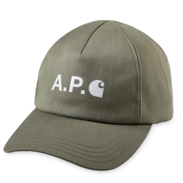 A.P.C(アーペーセー)の【完売商品】APC carharrt wip コラボ　ベースボールキャップ　58 メンズの帽子(キャップ)の商品写真