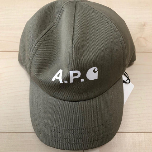 A.P.C(アーペーセー)の【完売商品】APC carharrt wip コラボ　ベースボールキャップ　58 メンズの帽子(キャップ)の商品写真