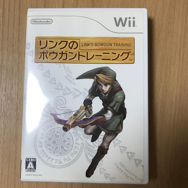 Wii(ウィー)のリンクのボウガントレーニング（ソフトのみ）Wii エンタメ/ホビーのゲームソフト/ゲーム機本体(家庭用ゲームソフト)の商品写真