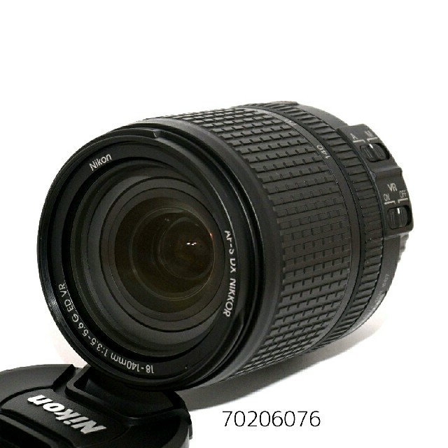 Nikon(ニコン)の❤Nikon❤美品❤AF-S 18-140mm f3.5-5.6 G ED VR スマホ/家電/カメラのカメラ(レンズ(ズーム))の商品写真