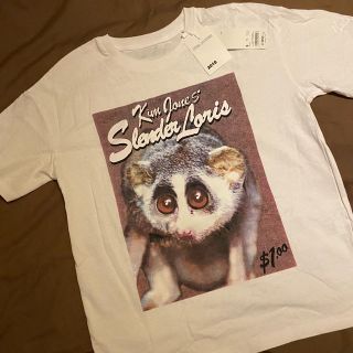 キムジョーンズ(KIM JONES)の新品　GU キムジョーンズ　コラボ　Tシャツ　白　S(Tシャツ(半袖/袖なし))