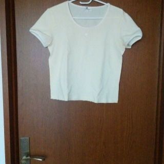 クレージュ(Courreges)の【courreges】＜黄色Tシャツ＞(Tシャツ(半袖/袖なし))