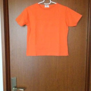 クレージュ(Courreges)の値下げしました【courreges】＜オレンジTシャツ＞(カットソー(半袖/袖なし))