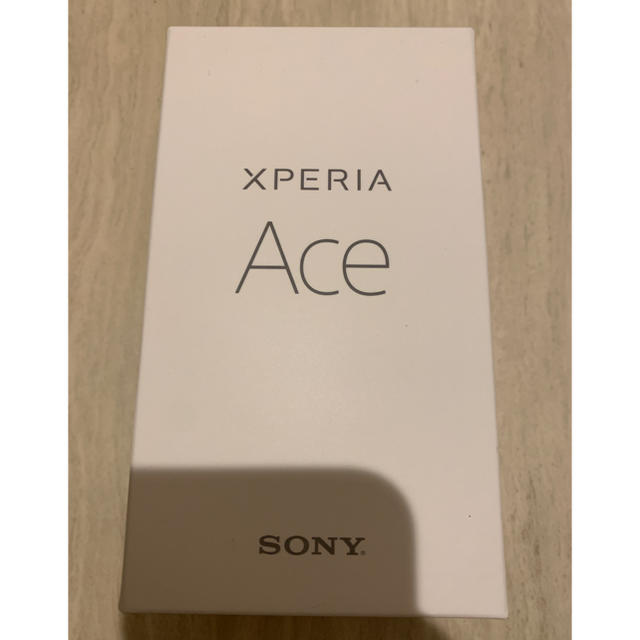 ソニー SONY Xperia ace ホワイトスマートフォン本体