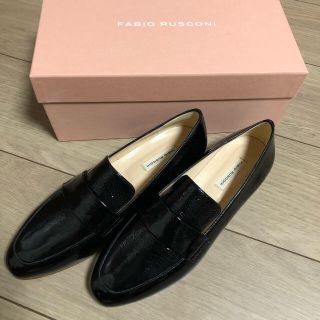 ファビオルスコーニ(FABIO RUSCONI)のお値下げ！【FABIO RUSCONI】ナプラックレザーシューズ(ローファー/革靴)