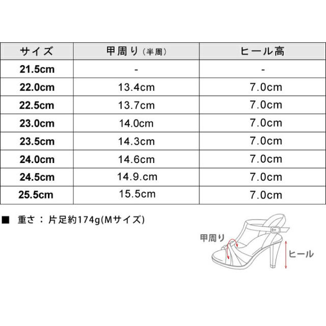 黒　サンダル　ミュール　25.５　大きいサイズ　7センチヒール レディースの靴/シューズ(サンダル)の商品写真