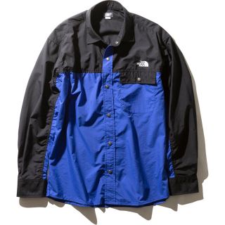 ザノースフェイス(THE NORTH FACE)のノースフェイス ヌプシシャツ（アズテックブルー）M 新品未使用(シャツ)