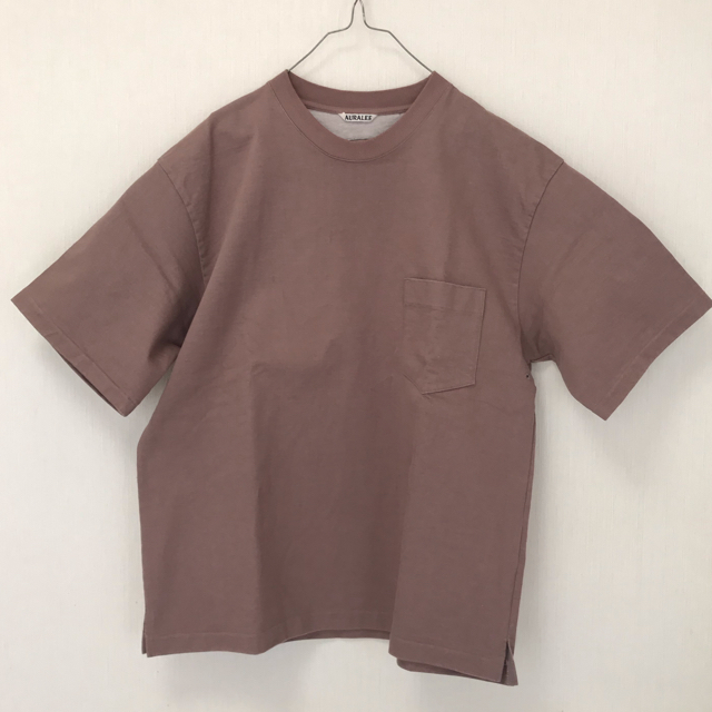 AURALEE stand up T-shirt  size4 19ss メンズのトップス(Tシャツ/カットソー(半袖/袖なし))の商品写真