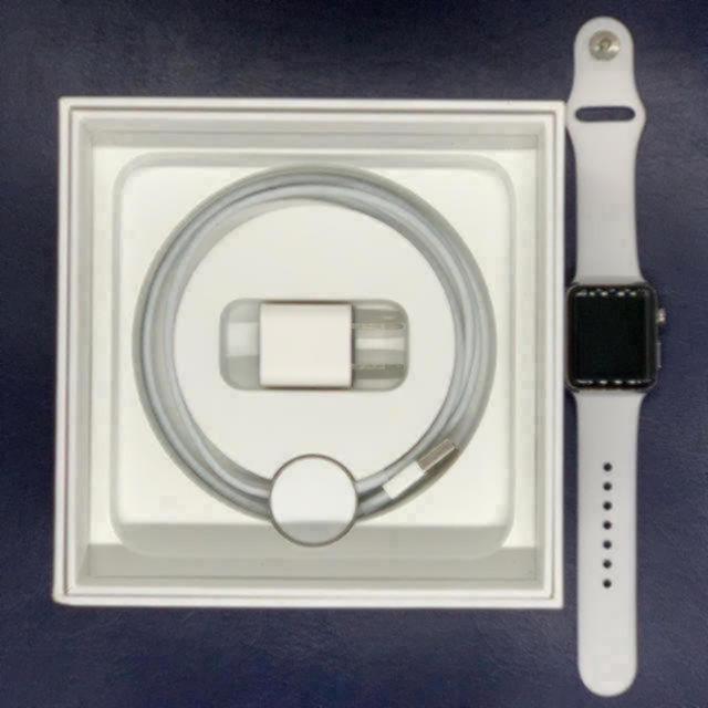 美品 Apple Watch 3 シルバーステンレス セルラー 38mm Souryou Zei 