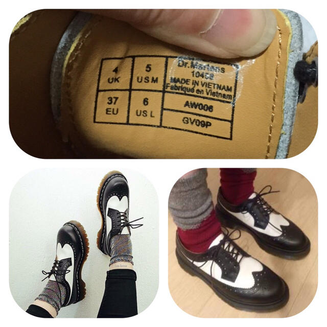 Dr.Martens(ドクターマーチン)のDr.マーチン3989白黒 UK4 新品 レディースの靴/シューズ(ローファー/革靴)の商品写真