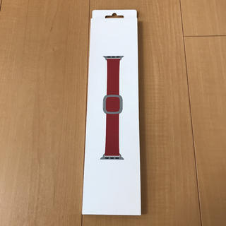 アップルウォッチ(Apple Watch)のapple watch☆モダンバックルバンド レッド S(その他)