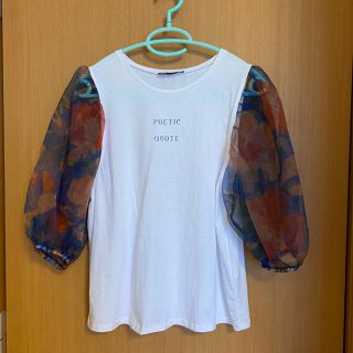 ザラ(ZARA)のZARA  トップス　Tシャツ(Tシャツ(長袖/七分))