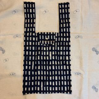 ミナペルホネン(mina perhonen)の⭐︎ハンドメイド⭐︎ミナペルホネン sora check たためるエコバッグ(バッグ)