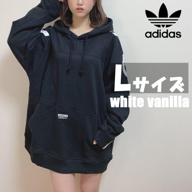 adidas(アディダス)の日本未入荷★Lサイズ★アディダス オリジナルス ビッグロゴ パーカー メンズのトップス(パーカー)の商品写真