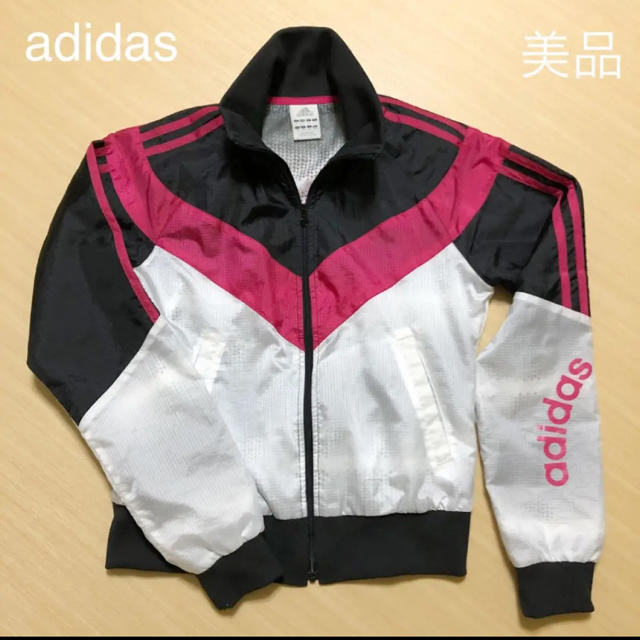 adidas(アディダス)の【美品】adidas ラインジャージ レディースのジャケット/アウター(ナイロンジャケット)の商品写真