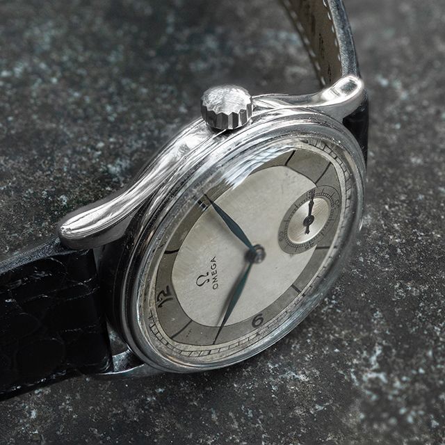 OMEGA(オメガ)の(327) OH済美品 オメガ 手巻き セクターダイヤル メンズ 1935年製  メンズの時計(腕時計(アナログ))の商品写真