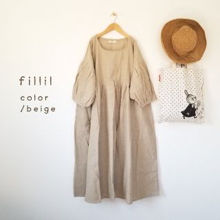 メルロー(merlot)の新品＊fillil ふんわりシルエットワンピース(ロングワンピース/マキシワンピース)