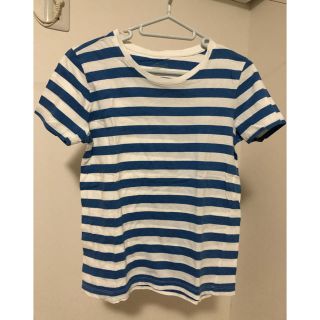 ムジルシリョウヒン(MUJI (無印良品))の⭕️レディース 無印良品 ボーダー Tシャツ(Tシャツ(半袖/袖なし))