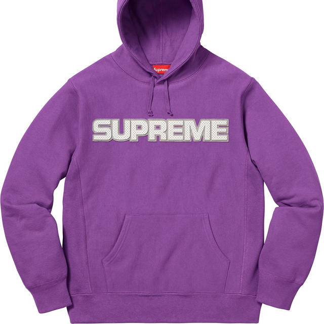 Supreme(シュプリーム)のsupreme Perforated Leather Hooded Sweats メンズのトップス(パーカー)の商品写真