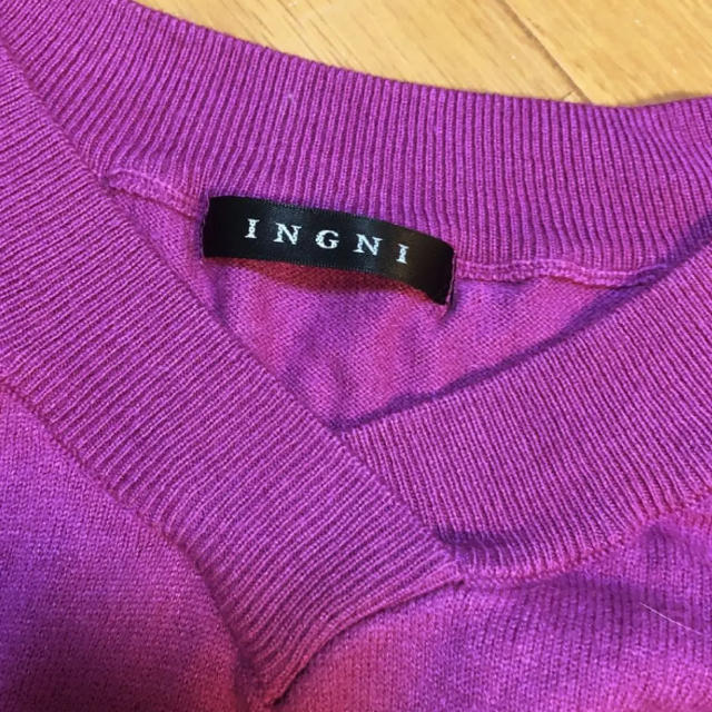 INGNI(イング)の薄手の長袖ニット レディースのトップス(ニット/セーター)の商品写真