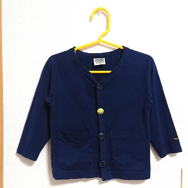 F.O.KIDS(エフオーキッズ)の美品 F.O.KIDS 90㎝ カーディガン スマイル キッズ/ベビー/マタニティのキッズ服女の子用(90cm~)(カーディガン)の商品写真