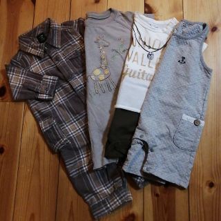 ベビーギャップ(babyGAP)のbabyGAP　BOYS　ボーイズ　70cmセット　おまとめ売り(ロンパース)