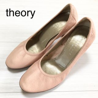 セオリー(theory)のtheory セオリー レザーパンプス36 23 ピンク(ハイヒール/パンプス)