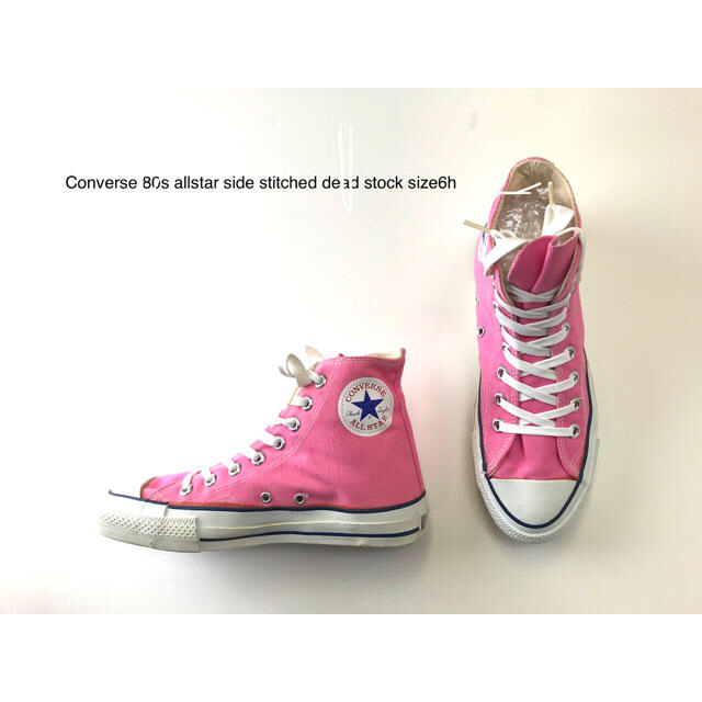 CONVERSE(コンバース)の1980S 未使用Converse all star 当布25cmサイドステッチ メンズの靴/シューズ(スニーカー)の商品写真