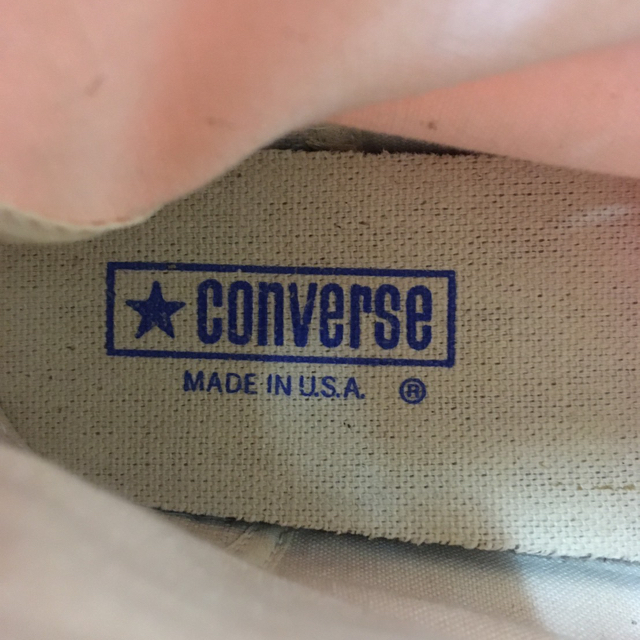 CONVERSE(コンバース)の1980S 未使用Converse all star 当布25cmサイドステッチ メンズの靴/シューズ(スニーカー)の商品写真