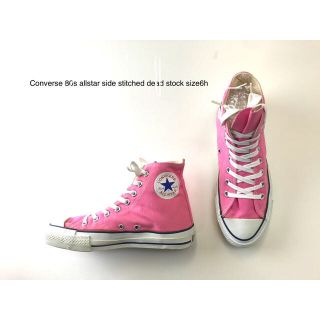 コンバース(CONVERSE)の1980S 未使用Converse all star 当布25cmサイドステッチ(スニーカー)